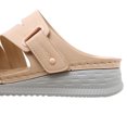 thumbnail image 4 of Vedolay Platform Sandal Sandals Women Platform Casual Summer High Heels Open Toe Espadrilles Sandals,Pink 8, 4 of 5