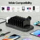 thumbnail image 3 of Estación de carga USB-C de Unitek, 60 W, 6 puertos, base de carga rápida, 3 of 7