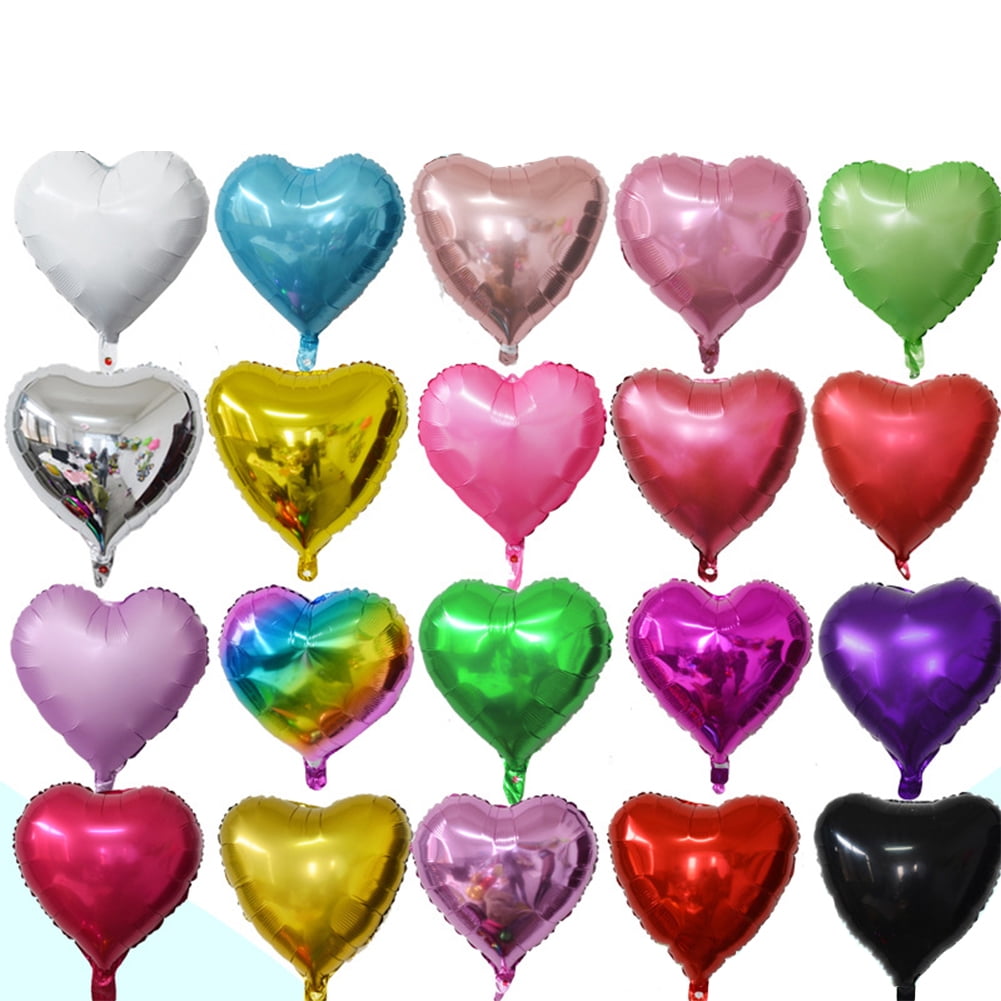 18 Foil Lavender Heart Helium Balloon by Unique Party 