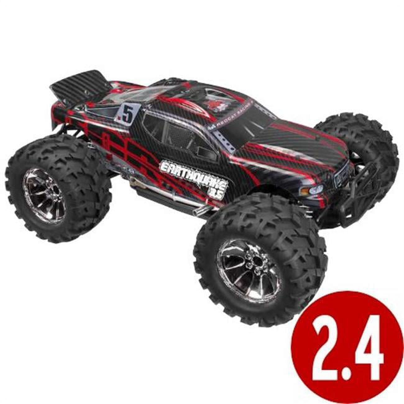 Redcat Racing EARTHQUAKE3.5 NEW RED Earthquake 3.5 Scale Nitro Monster Truck Red Walmart