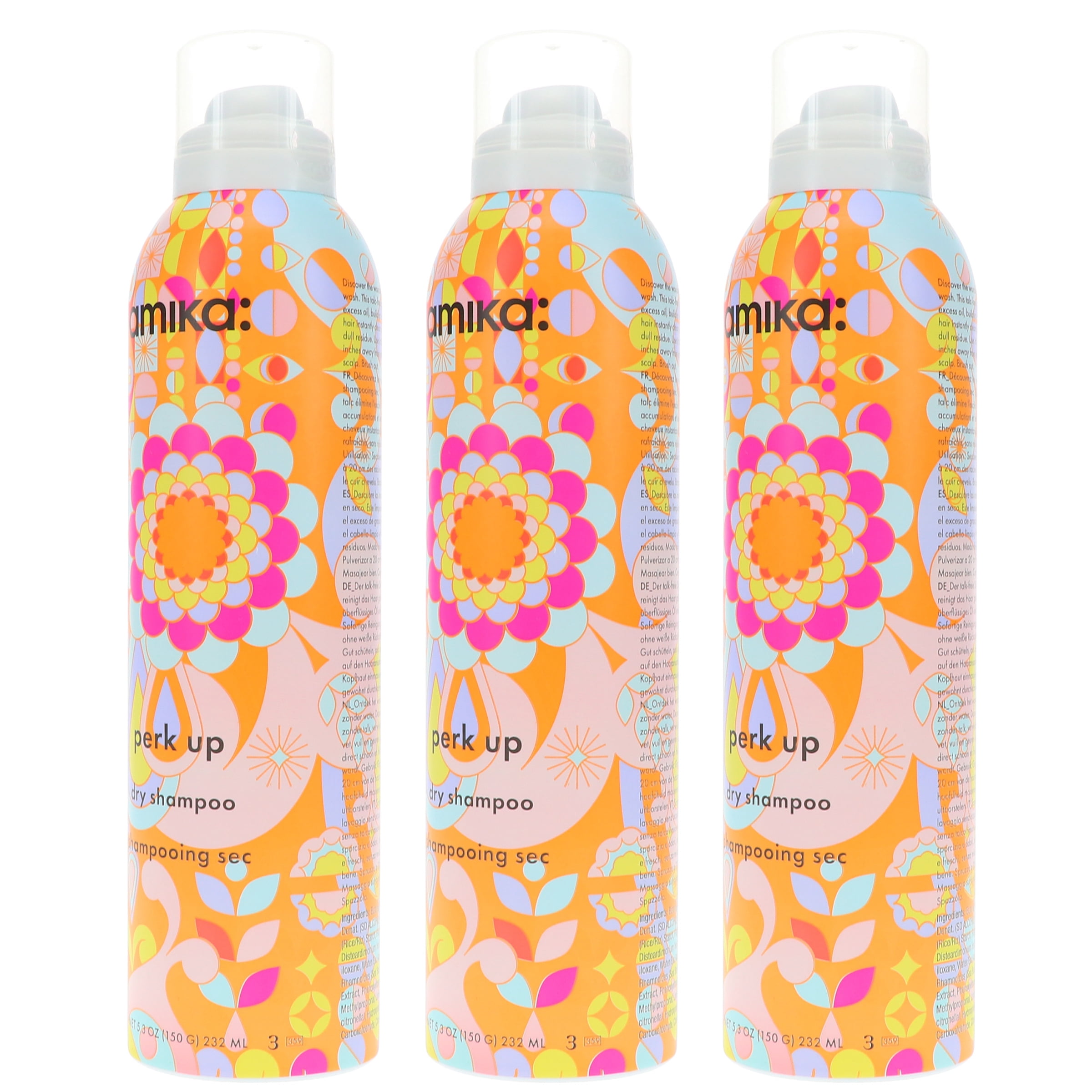Amika Perk Up Dry Shampoo 5.3 oz 3 Pack
