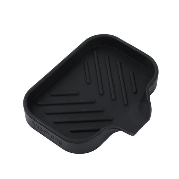Jabonera de silicona MicoYang con caño de desagüe para baño