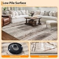 thumbnail image 2 of Area Rug 5x7 Modern Geometric Floor Cover with Non-Slip Backing, Marble Style Throw Rug, Machine Washable Soft Low Pile Accent Carpet for Living Room, Bedroom, Office, Camel, 2 of 7