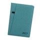 thumbnail image 3 of Cuaderno en inglés con tira de marcapáginas más ancha, escritura brillante de doble cara, cuaderno de horarios portátil en español para el trabajo, azul y verde, 3 of 9