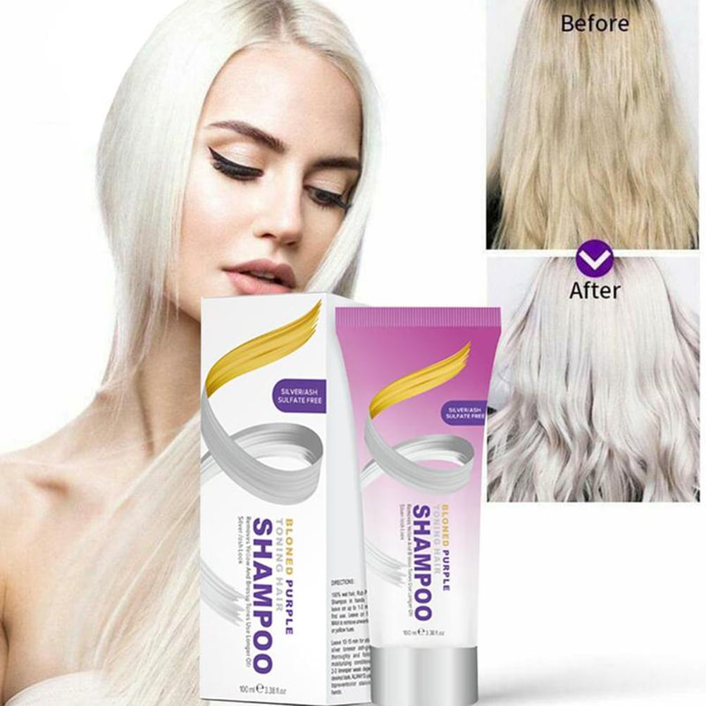 instans Kartofler underjordisk 100ml Purple Shampoo No Yellow Shampoo Purple Shampoo for Blonde Hair  Bleached Hair Toner - Walmart.com