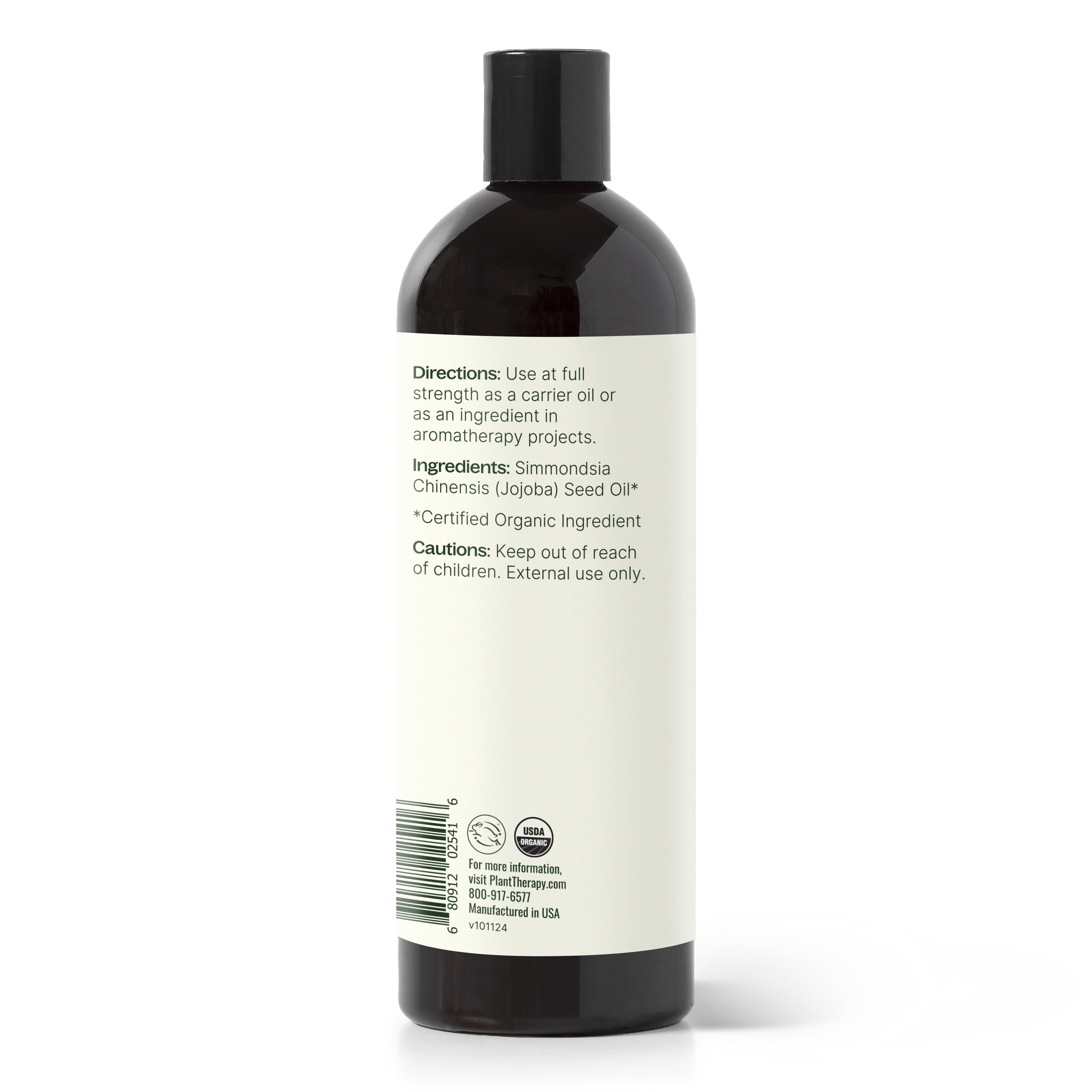 Plant Therapy Organic Jojoba Golden Carrier Oil 16 oz Base Oil for Aromatherapy, Essential Oil or Massage use