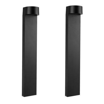 Luz principal redonda del jardín de la luz 7W del jardín del tubo cuadrado impermeable al aire libre Luz LED del césped de la MAZORCA del aluminio Sincero Hogar