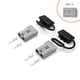 thumbnail image 4 of Kenally 2 juegos de montacargas 50A 600V conexiones enchufe terminales bipolares adaptadores que cubren polvo gris poste caravanas dobles Accesorios para vehículos recreativos Kenally VI018226-00B, 4 of 6