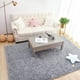 thumbnail image 3 of Alfombra de Área de Peluche Suave Gris Chicrug 274x366 cm 9x12 ft, 3 of 9