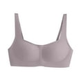 thumbnail image 1 of ManxiVoo Square Neck Strapless Bra For Full Bust Seamless Thin Cup Light Support Convertible Layering Top XXL Size Grey, 1 of 8
