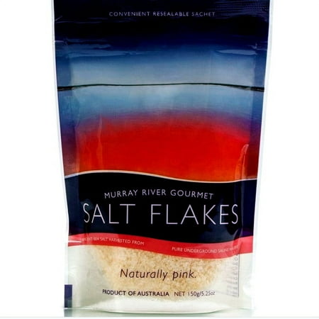 Murray River Gourmet Salt Flakes - 150g/5.25oz Resealable Pouch