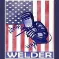 thumbnail image 2 of CafePress - American Flag Welder Design Welding I Apron (Dark) - Kitchen Apron with Pockets, Grilling Apron, Baking Apron, 2 of 5