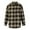 Yellow, variant on TMOYZQ Womens Long Sleeve Flannel Shirts Plaid Flannels Lapel Button Down Shacket Jacket Casual Boyfriend Blouse Tops Fall Clothes Outfits 2024 with Pocket