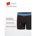 thumbnail image 4 of Hanes Originals Boys' SuperSoft Boxer Brief Underwear, Black, 5-Pack, 4 of 7