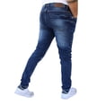 thumbnail image 3 of Pantalón de mezclilla stretch John Silver  Corte skinny Color azul froster oscuro, 3 of 5