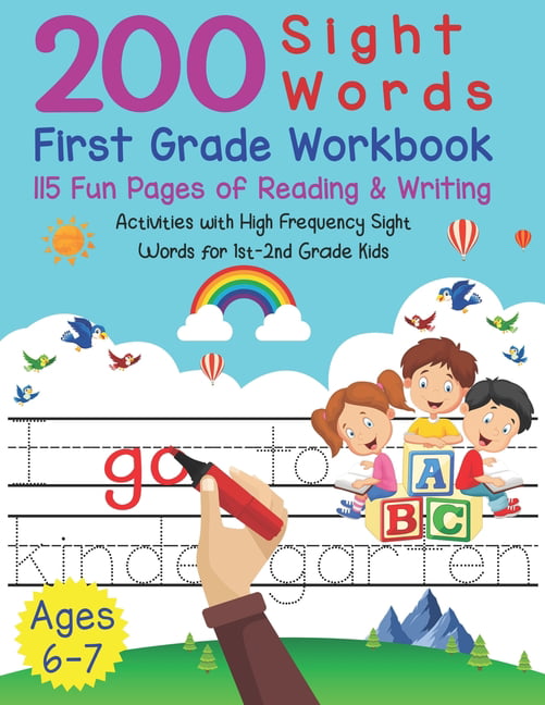 | Reading & Phonics Activities 1st Grade Workbook and 2nd .. Kindergarten Workbook Worksheets Sight Words and Spelling Workbook for Kids Ages 6-8: Learn to Write and Spell Essential Words