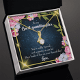 thumbnail image 3 of À Mon Arrière-Petite-Fille Séduisante Ruban Collier Message Carte, 3 of 7