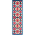 thumbnail image 2 of Style Haven  Cara Mixed Pile Floral Lattice Indoor-Outdoor Area Rug 2'3" x 7'6" Runner 8' Runner Runner, Outdoor, Indoor Entryway, Kitchen, Patio, 2 of 5