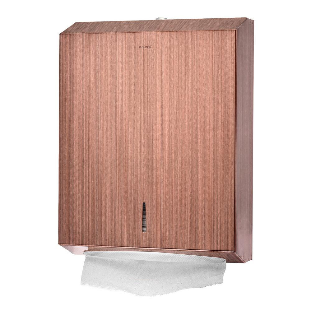 Alpine Stainless Steel Wall Mount C-Fold Holder Multifold Paper Towel Dispenser 