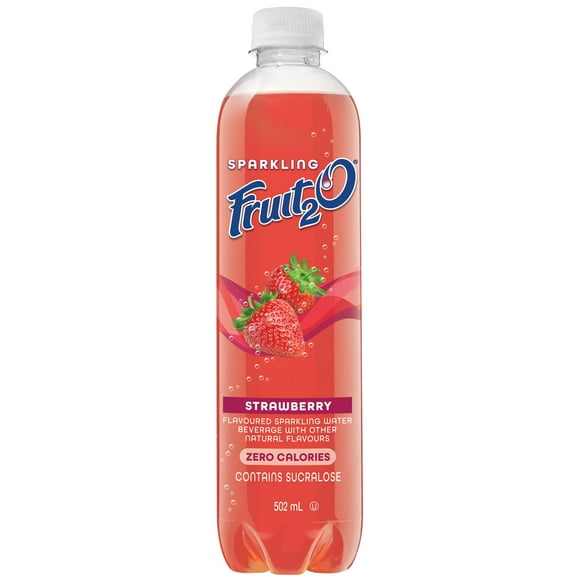 Fruit2O Sparkling Strawberry, 502 mL