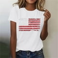 thumbnail image 5 of VKOYWKM American Flag T-Shirts for Women 4th of July USA Flag Graphic Tees Summer Tops Patriotic Crew Neck Casual Short Sleeve T Shirts, 5 of 7
