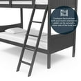 thumbnail image 5 of Storkcraft Newport Classic Convertible Twin Bunk Bed for Bedroom Gray, 5 of 12