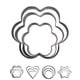 thumbnail image 3 of Ounissouiy Moldes de acero inoxidable para manualidades, molde para hornear galletas, flores, frutas, varias formas Herramientas y accesorios para hornear Runde Form, 3 of 6