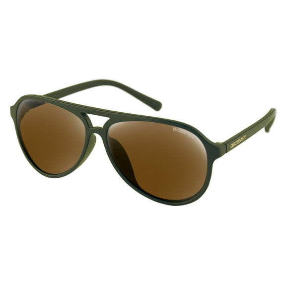 Bobster® Maverick Matte Olive Frame Brown HD Gold Mirror Lens