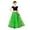 Green/S-M(Waist:60-100cm/25.6-39"), variant on Women's Tutu 50s Tutu Dress Petticoats Underskirt Half Slips for Wedding Crinoline