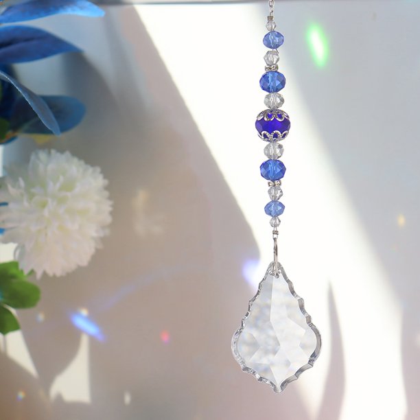 Carillón de viento de cristal ligero para decoración de sala de estar y dormitorio (E) Ehuebsd Libre de BPA