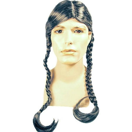 Morris Costumes LW173BN Willie Nelson Bargain Brown Wig Costume