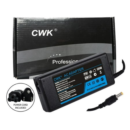 CWK® AC Adapter Laptop Charger Power Supply Cord for Mini Bluetooth Speaker PSA10F-120 359037-1300 CCTV Camera with 2.1mm Plug CD Coming Data CP1230
