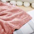 thumbnail image 6 of Exclusivo Mezcla Waffle Textured Fleece Blanket, Super Soft and Warm Throw Blanket for Couch, Sofa and Bed (Dusty Pink, 40"x50"))-Cozy, Fuzzy and Lightweight, 6 of 8