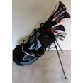 thumbnail image 1 of Mens Left Handed Golf Complete Set Driver, Wood, Hybrid, Irons, Wedge, Putter Clubs Deluxe Stand Bag LH Regular Flex, 1 of 4