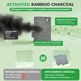 thumbnail image 4 of Activated Charcoal Bags Air Purifying 15 Pack, Odor Absorber for Home Closet Car Shoes, 70g Gray, Natural Odor Neutralizer, Moisture Absorber, Reusable up to 2 Years, 6 Hooks, 4 of 4