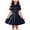 Navy, variant on JUMEYU Little Girls Solid Color Long Sleeve A-Line School Dress Casual Uniform Dresses 7T 8T (Navy,7-8 Years)
