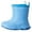Blue, variant on Krdevn Boys Footwear Boys Boots Kids Rain Boots Version for All Seasons for Rainy Days Easy To Clean Pair with Raincoats,Toddler Girl Shoes,Boys Shoes,Size:11-12 Years
