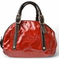 thumbnail image 4 of Pre-Owned Tod's G-EASY SACCA handbag with strap in patent leather, red (Good), 4 of 20