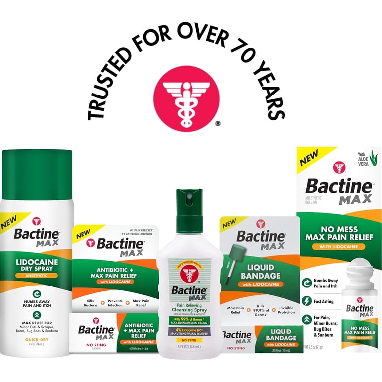 Bactine Max First Aid Wound Wash Antiseptic, 8 fl oz photo 8