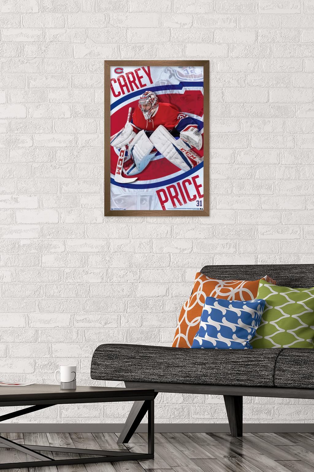 NHL Montreal Canadiens - Carey Price 17 Wall Poster, 14.725" x 22.375", Framed