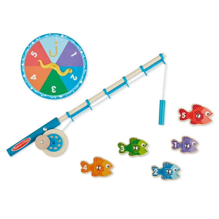 SPKART Magnetic Fishing Game with Fish Rod Catching Game for Kids