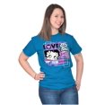thumbnail image 4 of Kanji Style Betty Boop Love XOXO Women's Graphic T Shirt Tees Brisco Brands X, 4 of 6