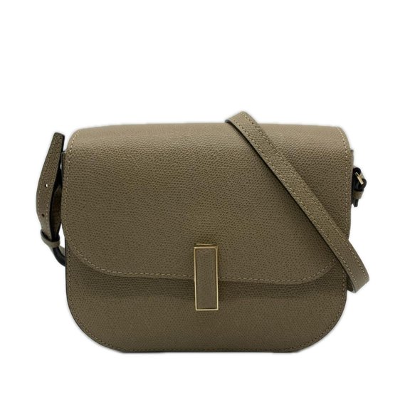 Pre-Owned Valextra Iside Crossbody V5E76-028-000R-OC Shoulder Bag, Brown Calf Leather, Women's