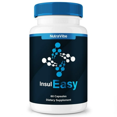 InsulEasy – Original Formula with a Clean Blend to Support Healthy Circulation, Natural Energy & Balanced Levels | Just 2 Easy-to-Swallow Pills Daily (60 Capsules)