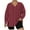 Womens Tops Red, variant on ylioge Womens Plus Size Sweatshirts L-5X Long Sleeve V Neck Shirts Ladies Trendy Polka-Dot Printed Pullover Side Slit Going-Out Workout Blouses Tops