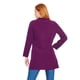 thumbnail image 3 of Saco Largo Dama Mujer Blazer Formal Casual Liso Uva lila G Incógnita 550456, 3 of 5