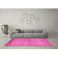 thumbnail image 3 of Ahgly Company Indoor Square Abstract Pink Modern Area Rugs, 6' Square, 3 of 4