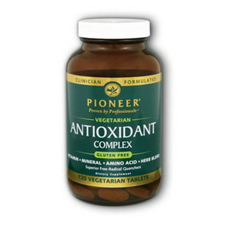 Complexe Antioxydant, Veg sans gluten Pioneer (Verified Gluten Free) 120 Tabs