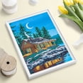 thumbnail image 3 of Cuadros Decorativos 5D Rhinestone Craft Part Drill Diamond Painting Lake House Bead Art Wall Gift Tmvgtek embutido en tela, 3 of 9