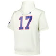 thumbnail image 3 of Men's Fanatics Josh Allen Cream Buffalo Bills Big & Tall Short Sleeve Hoodie T-Shirt, 3 of 3